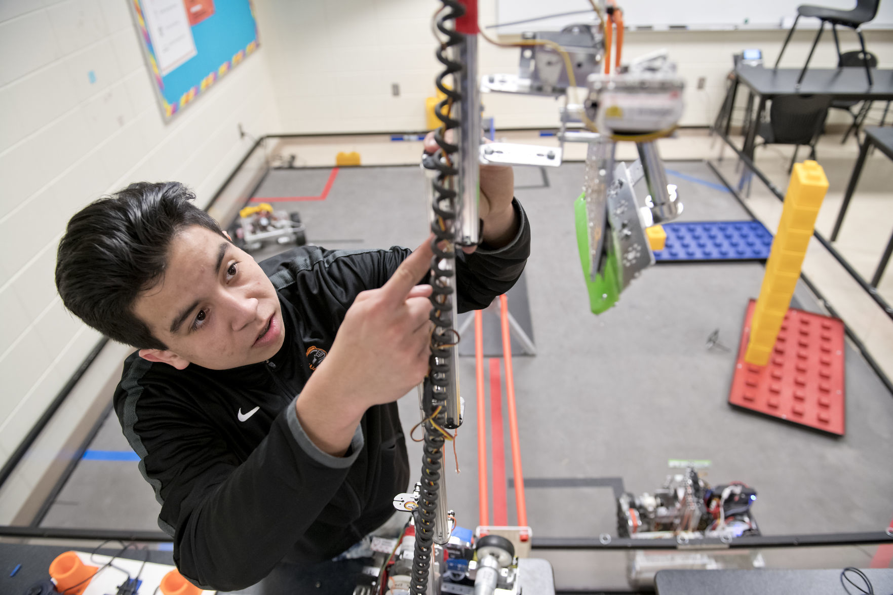 East High robotics team qualifies for state COVER PHOTO
